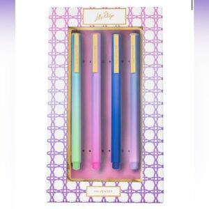 Price FIRM New Lily Pulitzer Felt Tip Pen Set